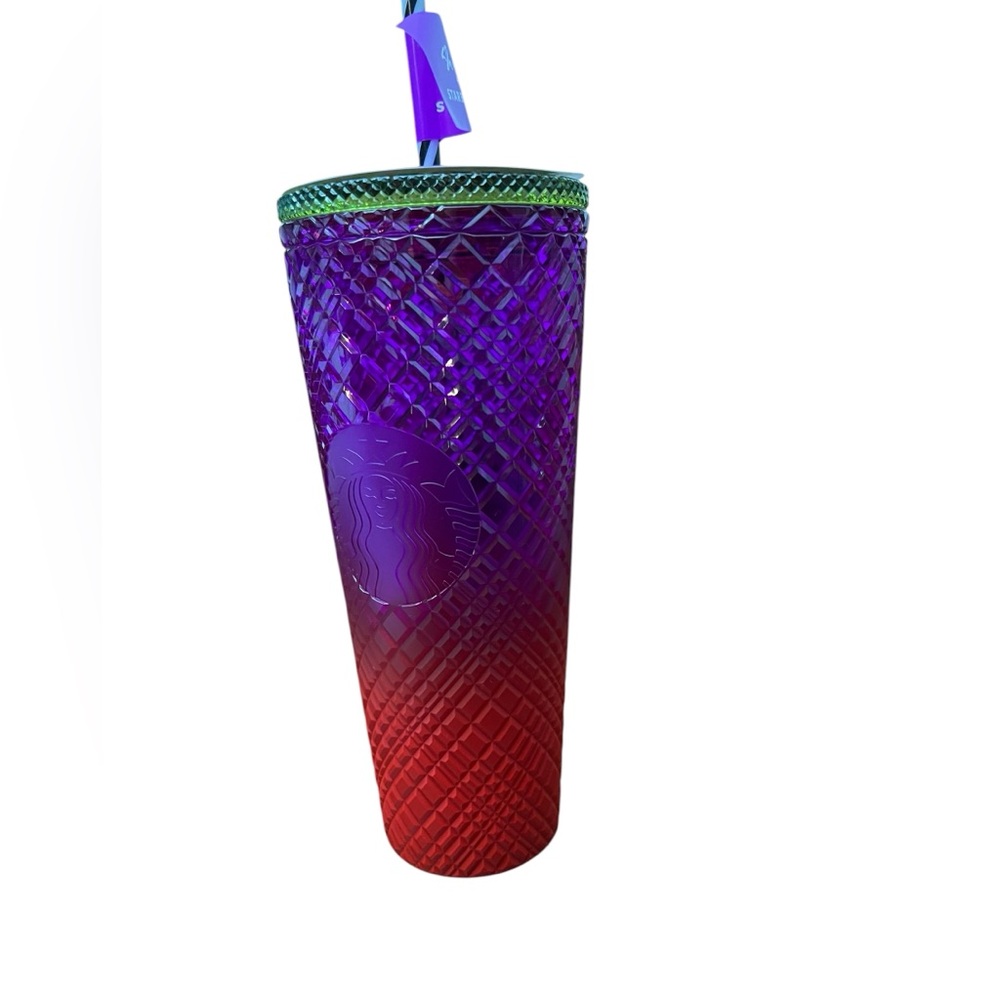 NWT Starbucks X Shae Anthony 2024 Gemstone Jewel Gradient Ombré Venti Tumbler - Picture 3 of 16